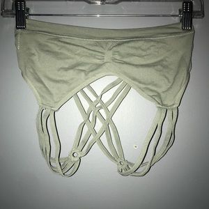 Braided crossback bralette